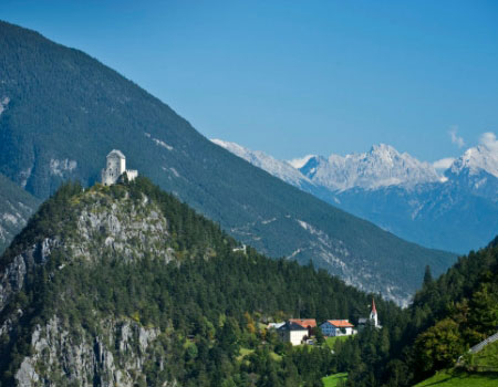 sommer radweg unterkunft ferienwohnung zams kronburg